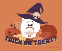 Стикер «Trick or Treat?»